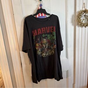 Big me s Marvel Black and Red Graphic Tee 5x
